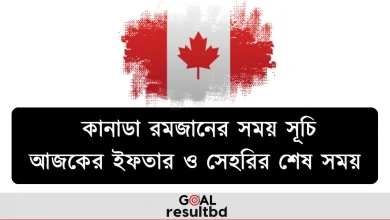 কানাডা রমজানের সময় সূচি